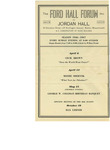 Ford Hall Forum program, 1946-1947 Season by Ford Hall Forum