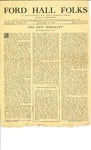 Ford Hall Forum Folks newsletter, vol. 3, no. 14, 1/17/1915