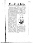Ford Hall Forum Folks newsletter, vol. 1, no. 8, 02/16/1913