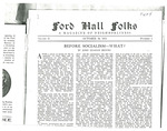 Ford Hall Forum Folks newsletter, vol. 2, no. 1, 10/26/1913