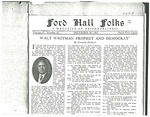 Ford Hall Forum Folks newsletter, vol. 2, no. 10, 12/28/1913