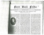 Ford Hall Forum Folks newsletter, vol. 2, no. 14, 01/25/1914