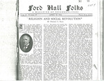 Ford Hall Forum Folks newsletter, vol. 2, no. 27, 04/19/1914