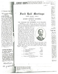 Ford Hall Meetings program, 12/5-12/26/1909