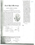 Ford Hall Meetings program, 2/7-2/28/1908