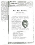 Ford Hall Meetings program, February 20, 1909