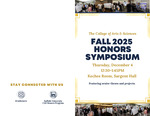 CAS Honor Symposium Program, Fall 2025