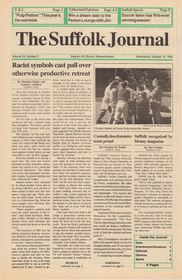 "Suffolk Journal, Vol. 53, Nos. 6, 10/10/1994" By Suffolk Journal