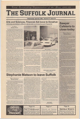 "Suffolk Journal Vol. 57, No. 24, 4/28/1999" By Suffolk Journal