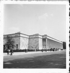 Photograph of the exterior of the House of German Art in Munich, Germany, August 1937 by Thomas F. Lambert