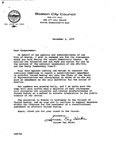 Correspondence between John Joseph Moakley and Boston City Councilor Louise Day Hicks regarding a proposed constitutional amendment to prohibit forced busing, 2 December 1975 by John Joseph Moakley
