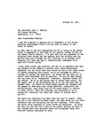 Correspondence between John Joseph Moakley and a West Roxbury constituent regarding busing, 30 October 1975 by John Joseph Moakley