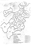 Map of Boston wards, circa 1970