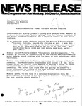 Press release: "Moakley blasts Ted Turner for slur against Italians," 1986 by John Joseph Moakley