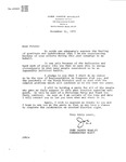 Thank you letter from John Joseph Moakley to "friends" upon election to congress, 11 November 1972 by John Joseph Moakley