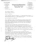 Draft letter to constituents from John Joseph Moakley inviting them to visit Moakley's district office to share concerns and opinions, 10 February 1975 by John Joseph Moakley