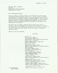 Letter from Jamaica Plain Committee on Central America members to John Joseph Moakley, 13 December 1982