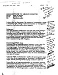 Memorandum, "Repositioning JJM," to the Moakley Committee from Boyce W. Slayman, 12 January 1995 by Boyce Slayman