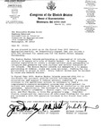 Letter from Congressman John Joseph Moakley, William Delahunt, and Michael Capuano to Norman Dicks, Ranking Democrat, Subcommittee on Interior Committee on Appropriations, requesting increase for operations of Boston Harbor Islands Partnership, 23 March 2000 by John Joseph Moakley