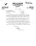 Letter to John Joseph Moakley from the Church of the Brethren thinking him for his support of Central America, 22 June 1986 by Church of the Brethren