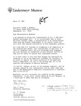 Constituent letter to John Joseph Moakley from the Lindenmeyr-Monroe Company regarding H.R. 5 The anti-striker replacement act, 27 March 1991 by unknown