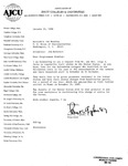 Letter to John Joseph Moakley (with attention to James P. McGovern) from Paul S. Tipton, President of the Association of Jesuit College and Universities regarding request from Mr. and Mrs. Jorge A. Cerna to be given permanent residency in the U.S., 11 January 1990 by James Sheets