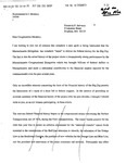 Letter from Fred Salvucci to John Joseph Moakley regarding disputes about funding for the Central Artery/Third Harbor Tunnel project, 4 March 1999 by United States. Congress. House. Speaker's Task Force on El Salvador.