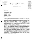 Letter from John Joseph Moakley to Bob Traxler Chairman, VA, HUD and Independent Agencies, regarding funding commitments for the Boston Harbor Clean-up project, 24 June 1993 by United States. Congress. House. Speaker's Task Force on El Salvador.