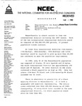 Letter from Mark Gersh of the National Committee for an Effective Congress to John Joseph Moakley regarding Massachusetts redistricting, 1 March 1990 by Mark Gersh