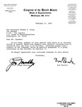 Letter from John Joseph Moakley and Bud Shuster to the Honorable Thomas S. Foley regarding summary of findings of El Salvador Special Task Force, 21 February 1990 by Fred Clark