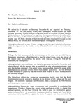 Memorandum to John Joseph Moakley from James P. McGovern and Bill Woodward regarding a summary of the staff trip to El Salvador, status of the case on the Jesuit murders, and unanswered questions they still had at the time, 7 January 1991 by John Joseph Moakley