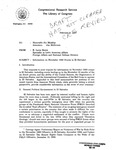 Draft of memorandum to John Joseph Moakley from K. Larry Storrs, Specialist in Latin American Affairs, Foreign Affairs and National Defense Division, describing the November 1989 events leading up to the Jesuit murders in El Salvador, 6 February 1990 by Mary Jeka