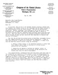 Letter to John Joseph Moakley from Matthew F. McHugh suggesting that the Task Force on El Salvador request permission from the Salvadoran government to interview all of the individuals accused of the Jesuit murders, 10 May 1990 by James P. McGovern