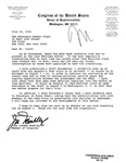 Letter from John Joseph Moakley to the Honorable Ramsey Clark regarding the Cesar Villeman Joya Martinez interrogation. John Joseph Moakley attached a letter he wrote to the Honorable James A. Baker, III that specifically discussed Joya Martinez. Also included is a letter to John Joseph Moakley from Paul S. Tipton regarding Lucia Barrera de Cerna's immigration status, 26-27 July 1990 by United States. Congress. House. Speaker's Task Force on El Salvador.