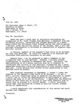 Letter from John Joseph Moakley to the Honorable James A. Baker, III regarding the interrogation and allegations against Cesar Villeman Joya Martinez, 26 July 1990 by James P. McGovern