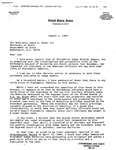 Letter from John Joseph Moakley to the Honorable James A. Baker, III regarding claims of diplomatic immunity for two American officials involved in the Jesuit murders,1 August 1990 by United States. Congress. House. Speaker's Task Force on El Salvador.