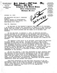 Letter from John Joseph Moakley to the Honorable William Sessions regarding an American military officer's possible involvement in the Jesuit murders, 16 October 1990 by unknown