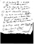 Handwritten notes regarding Joya Martinez's interview, undated by United States. Congress. House. Speaker's Task Force on El Salvador.