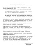 The El Salvador Task Force's questions for the FBI (Federal Bureau of Investigation) regarding their role in the Jesuit murder investigation and their interrogation of Lucia Barrera de Cerna, undated by United States. Congress. House. Speaker's Task Force on El Salvador.