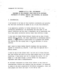 John Joseph Moakley's remarks at the University of Central America in San Salvador, 1 July 1991 by John Joseph Moakley