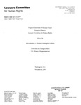 Prepared statement of Michael Posner, Executive Director, Lawyers Committee for Human Rights, before the Subcommittee on Western Hemisphere Affairs addressing human rights violations in El Salvador and particularly those that pertain to the Jesuit murder case, 6 November 1991 by Michael Posner