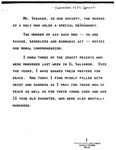 Transcript of John Joseph Moakley speech regarding Jesuit murders and violence against civilians in El Salvador, November 1989 by John Joseph Moakley