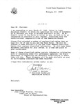 Letter to John Joseph Moakley from Janet G. Mullins, Assistant Secretary, Legislative Affairs, regarding documents and unclassified cables Moakley requested, 19 April 1990 by Janet G. Mullins