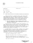 Memorandum from John Harris to Meg Murray regarding legal issues raised by El Salvador's request for Jesuit murder depositions, 8 August 1991 by John Harris