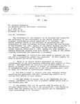 Letter to Richard Chidester from Drew C. Arena, Director, Office of International Affairs, Criminal Division regarding letter rogatory issued by the Judge of the Court of the Fourth Criminal Court in preparation of the prosecution of nine Salvadoran military service members accused of the murder of the Jesuit priests, their cook, and her daughter. Letter asks Chidester to voluntarily answer the questions in the letter rogatory, 2 August 1991 by Drew C. Arena