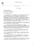 Letter to Captain Carlos Puentes from Drew C. Arena, Director, Office of International Affairs, Criminal Division regarding letter rogatory issued by the Judge of the Court of the Fourth Criminal Court in preparation of the prosecution of nine Salvadoran military service members accused of the murder of the Jesuit priests, their cook, and her daughter. Letter asks Puentes to voluntarily answer the questions in the letter rogatory, 2 August 1991 by Drew C. Arena