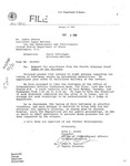 Letter to Andre Surena from Drew C. Arena, Director, Office of International Affairs, Criminal Division regarding letter rogatory issued by the Judge of the Court of the Fourth Criminal Court in preparation of the prosecution of nine Salvadoran military service members accused of the murder of the Jesuit priests, their cook, and her daughter. Letter asks Surena to voluntarily answer the questions in the letter rogatory, 2 August 1991 by Drew C. Arena