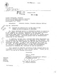 Letter to Carmen DiPlacido, Director, Office of Citizens of Citizens Consular Services, U.S. Department of State from Drew C. Arena, Director, Office of International Affairs, Criminal Division regarding Carol Buckland's deposition and reimbursement for airfare, 15 August 1991 by Drew C. Arena