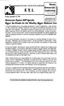 House Democratic Leadership newsletter "FYI: Democrats expose GOP agenda: Bigger tax breaks for the wealthy, bigger medicare cuts", 30 September 1996 by House Democratic Leadership