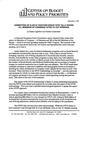 Center on Budget and Policy Priorities report "Correction of flaw in taxpayer group vote tally shows all members of congress voted to cut spending",6 September 1996 by Center on Budget and Policy Priorities